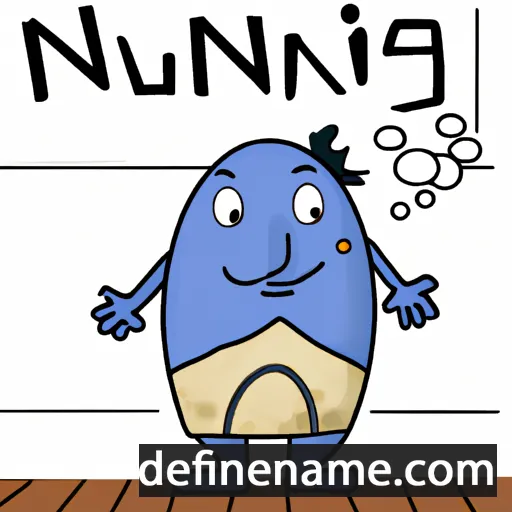 cartoon of the name Níngut