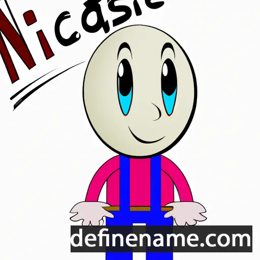 cartoon of the name Nicasis