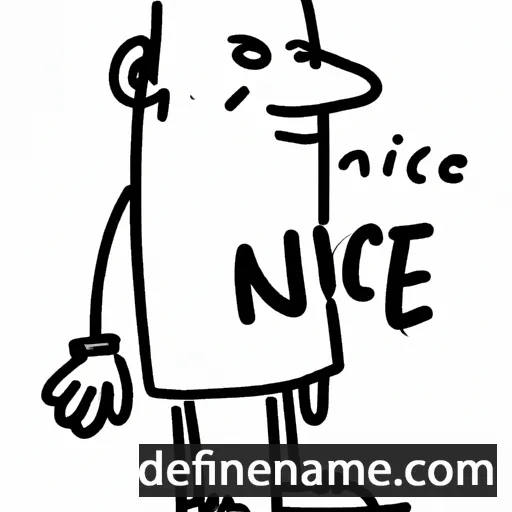 cartoon of the name Nice