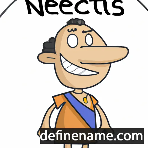 cartoon of the name Nicetius