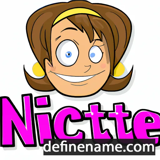 cartoon of the name Nicette