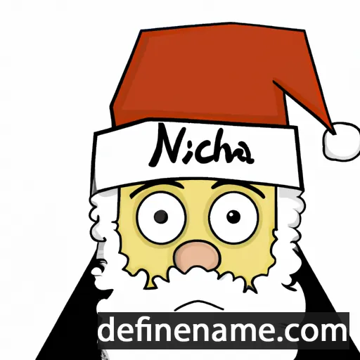 cartoon of the name Nicholaus