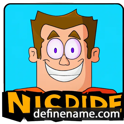 cartoon of the name Nickdale