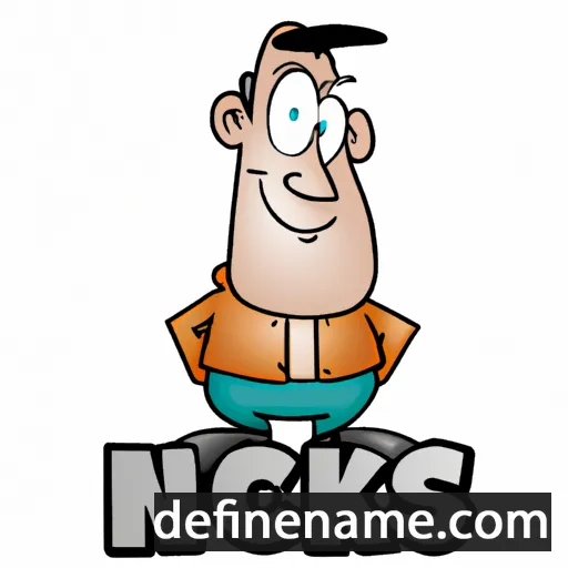 cartoon of the name Nickels