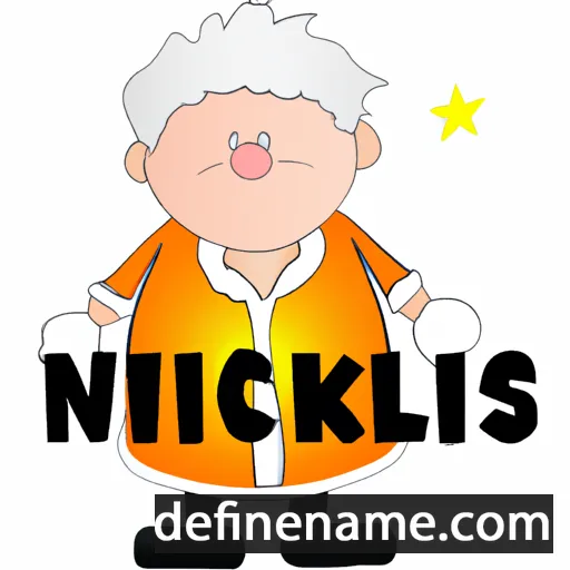 cartoon of the name Nicklaus