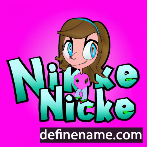 cartoon of the name Nickole