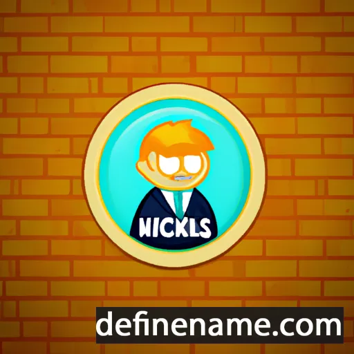 cartoon of the name Nickolus