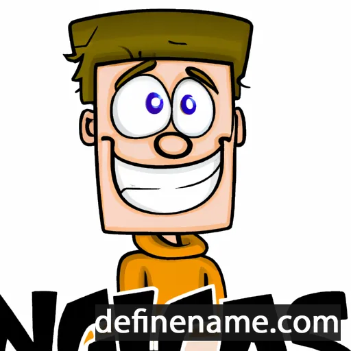 cartoon of the name Niclas