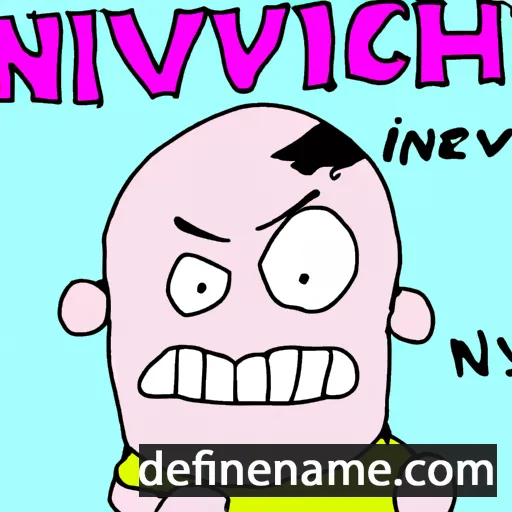 cartoon of the name Nicnevin