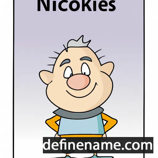 cartoon of the name Nicolaes