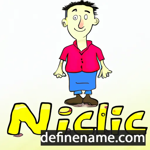 cartoon of the name Nicolaz