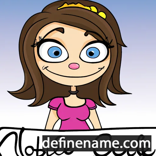 cartoon of the name Nicolle