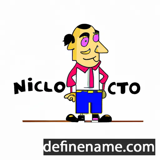 cartoon of the name Nicolotto