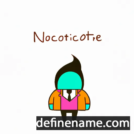 Nicostrate cartoon