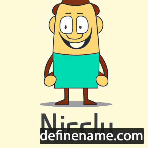 cartoon of the name Niculae