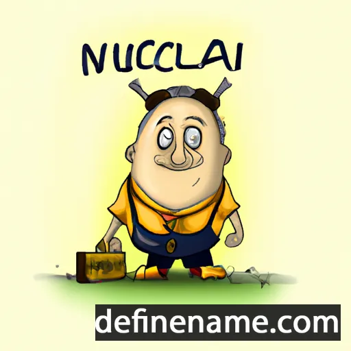 cartoon of the name Niculau