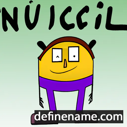 cartoon of the name Niculin