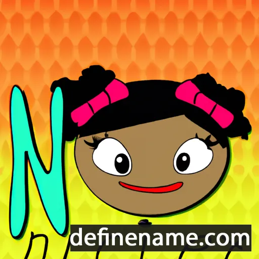 cartoon of the name Niecy