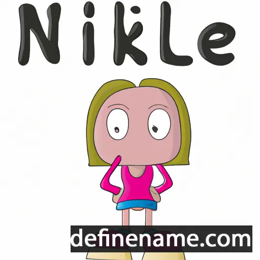 cartoon of the name Niekele