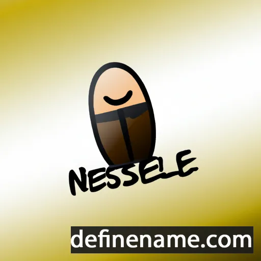 cartoon of the name Nielsine