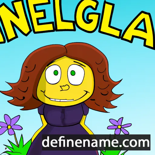 cartoon of the name Nigela