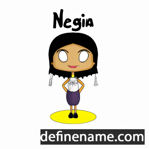 cartoon of the name Nigesa