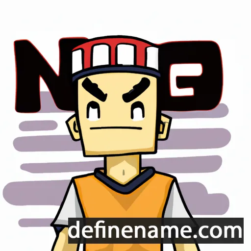 cartoon of the name Nigo