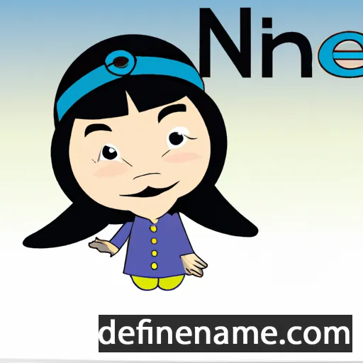 cartoon of the name Nihee