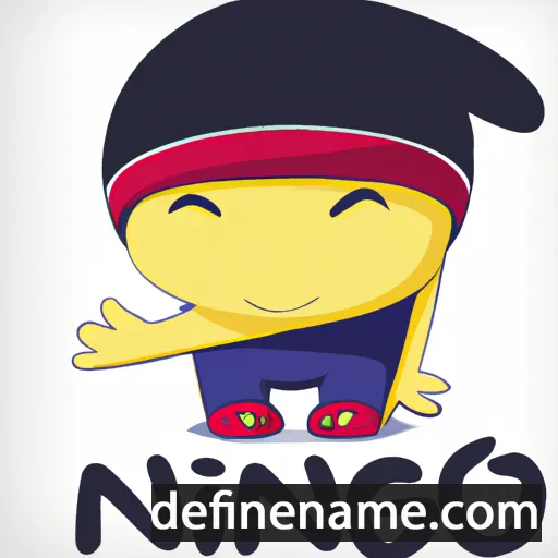 cartoon of the name Niigi'o