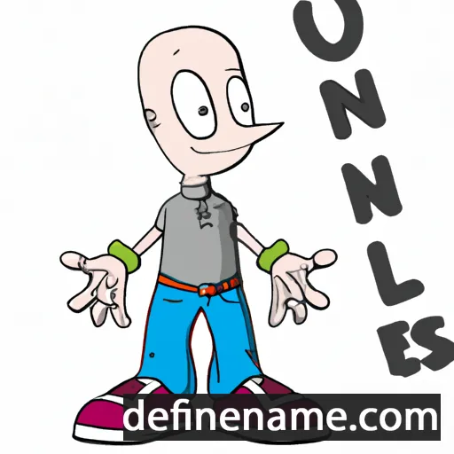 cartoon of the name Niilas