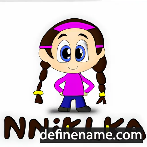 cartoon of the name Nikaia