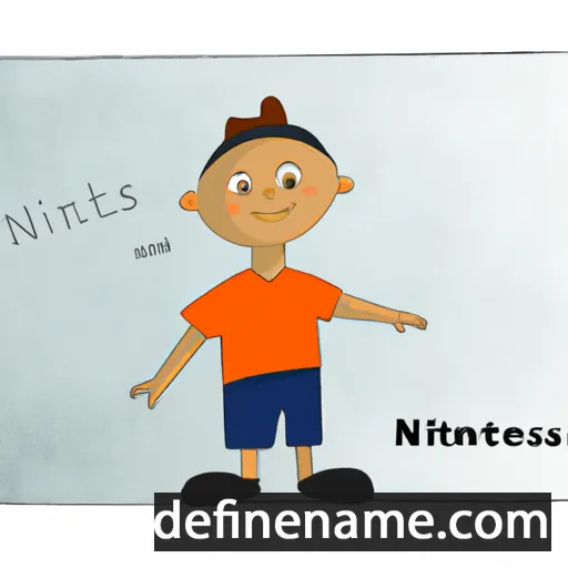 cartoon of the name Nikainetos