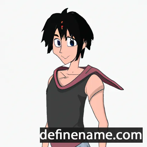 cartoon of the name Nikan