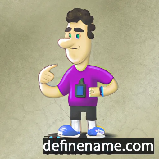 cartoon of the name Nikesermos