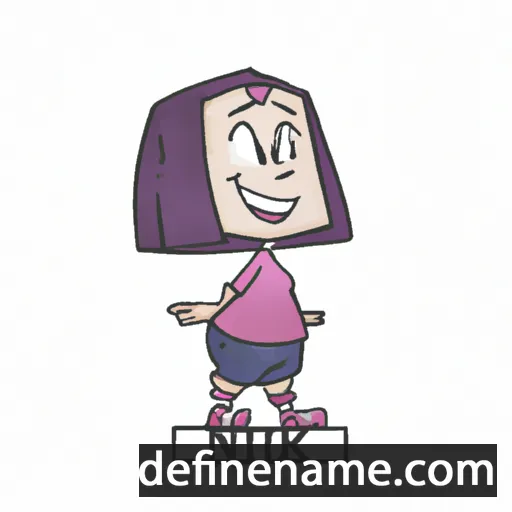 cartoon of the name Niki