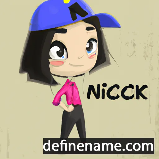 cartoon of the name Nikica