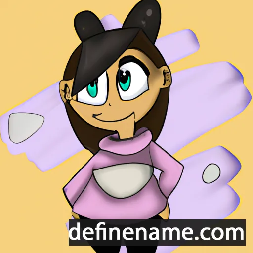 cartoon of the name Nikkia