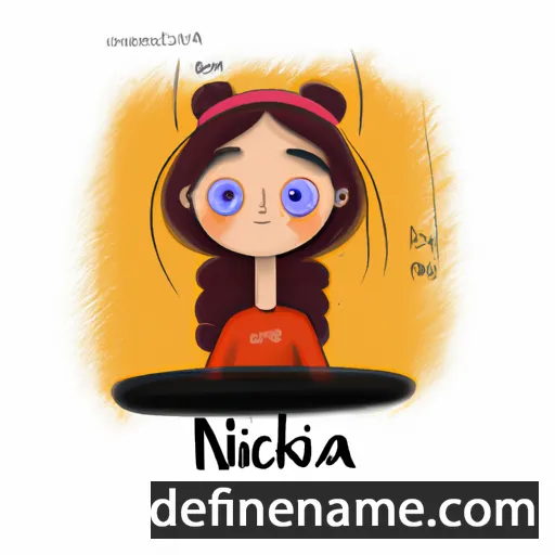 Nikólína cartoon