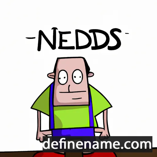 cartoon of the name Nikodems