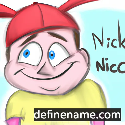 cartoon of the name Nikolej