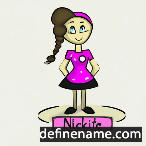 Nikolette cartoon