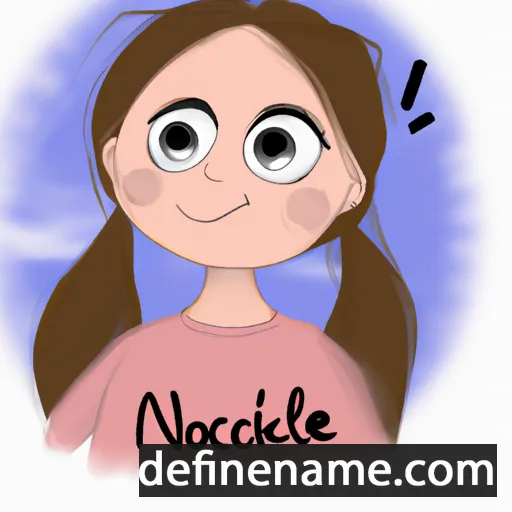 cartoon of the name Nikolie