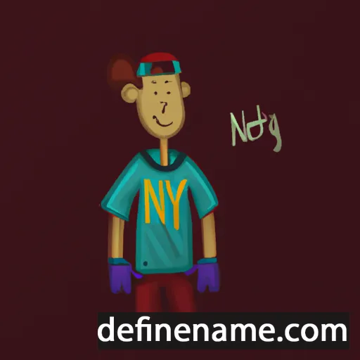 cartoon of the name Niktey