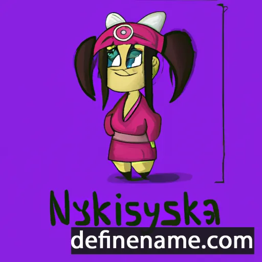 Nikusya cartoon