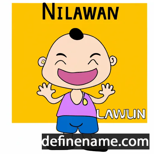 cartoon of the name Nilawan