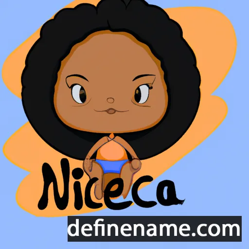 cartoon of the name Nilcéia