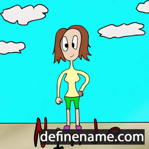 cartoon of the name Nilde