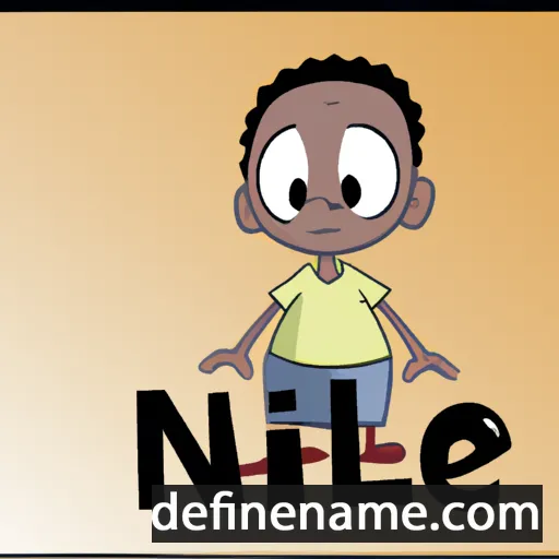 cartoon of the name Nile