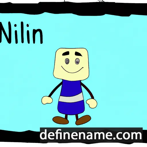 cartoon of the name Nilin