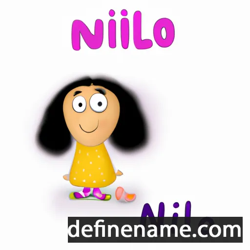 cartoon of the name Nilou